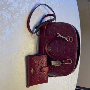 SOLD Beautiful Coach purse and wallet set